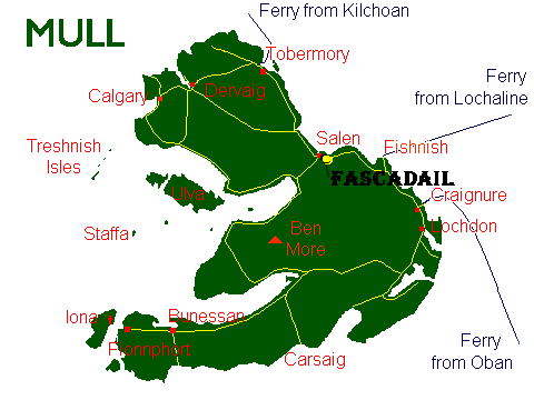 Map of Mull